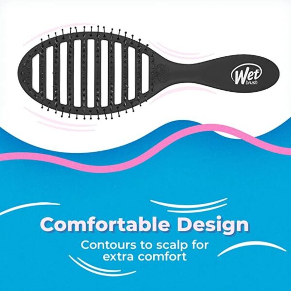 Wet Brush Speed Dry Detangler- Black Hair Brush - Image 2